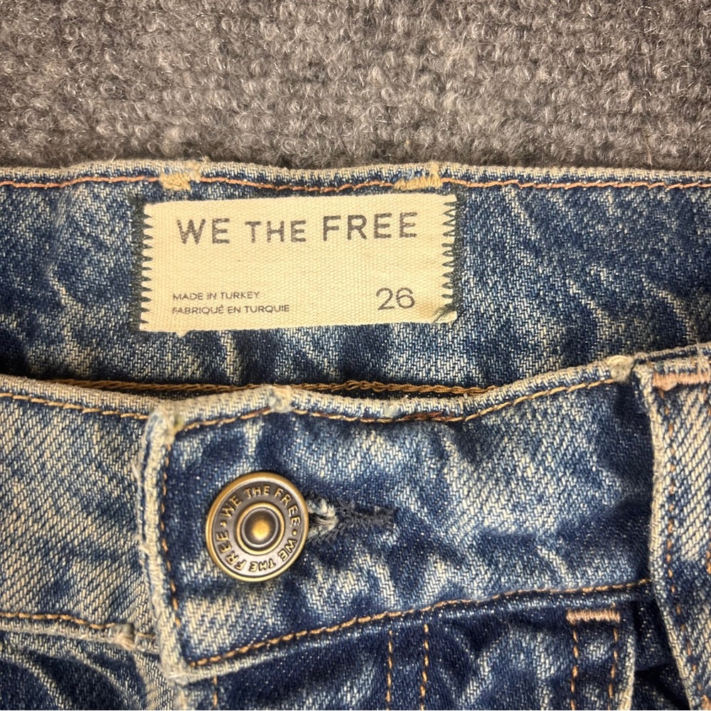 WE THE FREE Women’s Denim Final Countdown Cuffed Low-Rise Jeans size: 26 - Picture 6 of 14